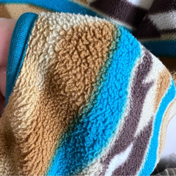 Patagonia Women’s Synchllla Snap-T Fleece Geometric Print Pullover Size M - Picture 7 of 12